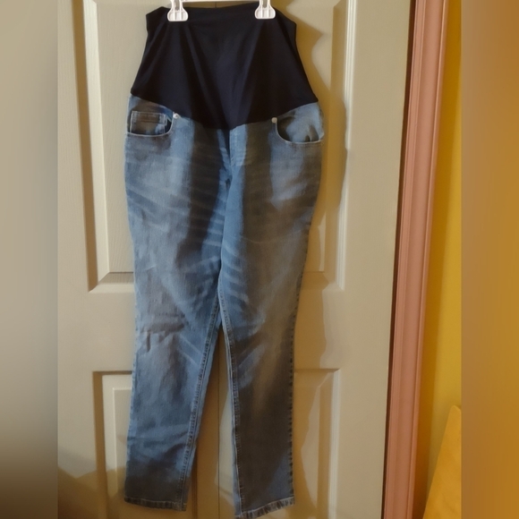 Great Expectations Denim - Great Expectations Maternity Medium (8-10) Wash Jeans